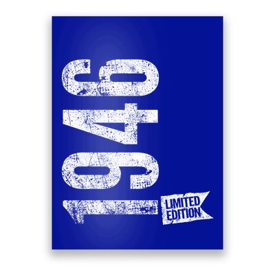 Vintage 1946 Limited Edition 79 Years Old 79th Retro Bday Cute Gift Poster