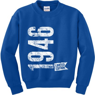 Vintage 1946 Limited Edition 79 Years Old 79th Retro Bday Cute Gift Kids Sweatshirt