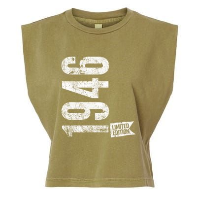 Vintage 1946 Limited Edition 79 Years Old 79th Retro Bday Cute Gift Garment-Dyed Women's Muscle Tee