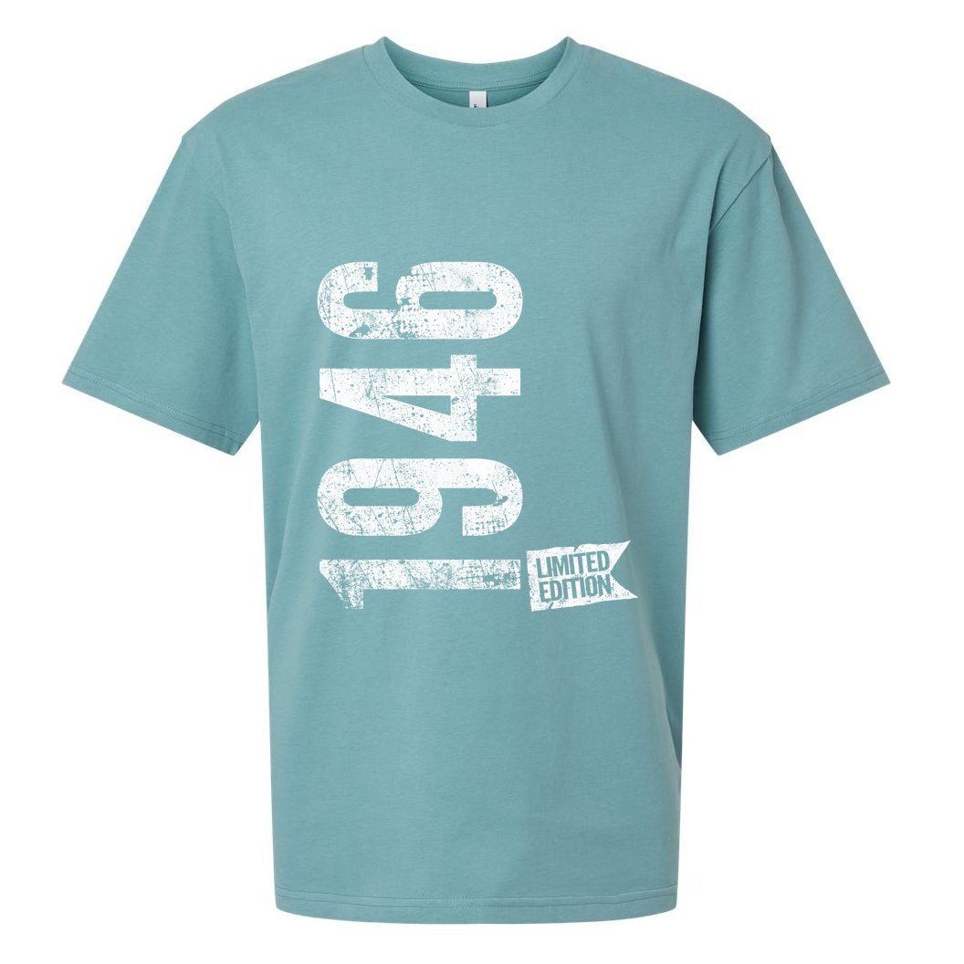 Vintage 1946 Limited Edition 79 Years Old 79th Retro Bday Cute Gift Sueded Cloud Jersey T-Shirt