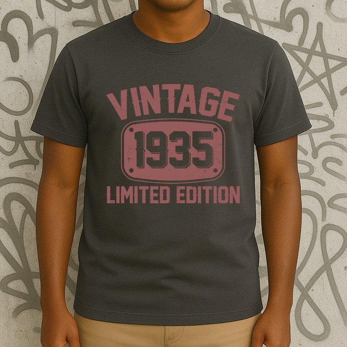 Vintage 1935 Limited Edition 90th Birthday T-Shirt