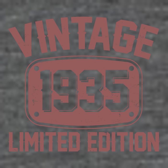 Vintage 1935 Limited Edition 90th Birthday T-Shirt