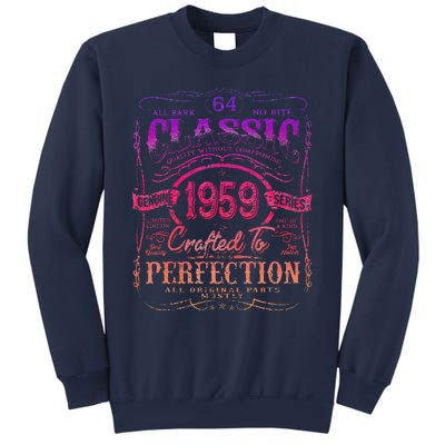 Vintage 1959 Limited Edition 64 Year Old 64th Birthday Love Sweatshirt