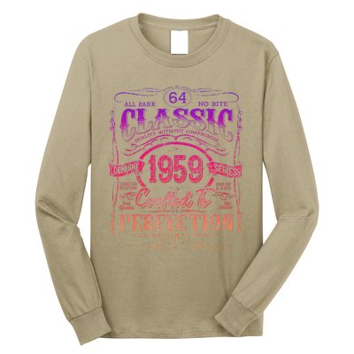 Vintage 1959 Limited Edition 64 Year Old 64th Birthday Love Long Sleeve Shirt