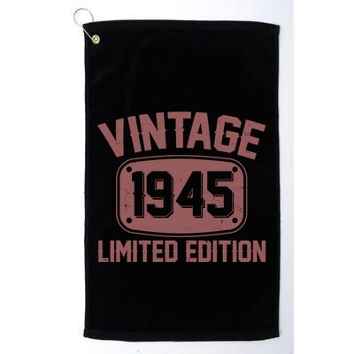 Vintage 1945 Limited Edition 80th Birthday Golf Towel