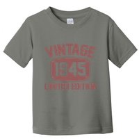 Vintage 1945 Limited Edition 80th Birthday Toddler T-Shirt