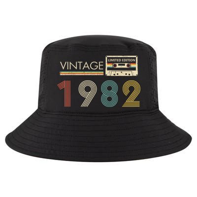 Vintage 1982 Limited Edition 40th Birthday Cassette Tape Cool Comfort Performance Bucket Hat