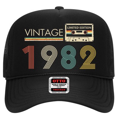 Vintage 1982 Limited Edition 40th Birthday Cassette Tape Trucker Hat