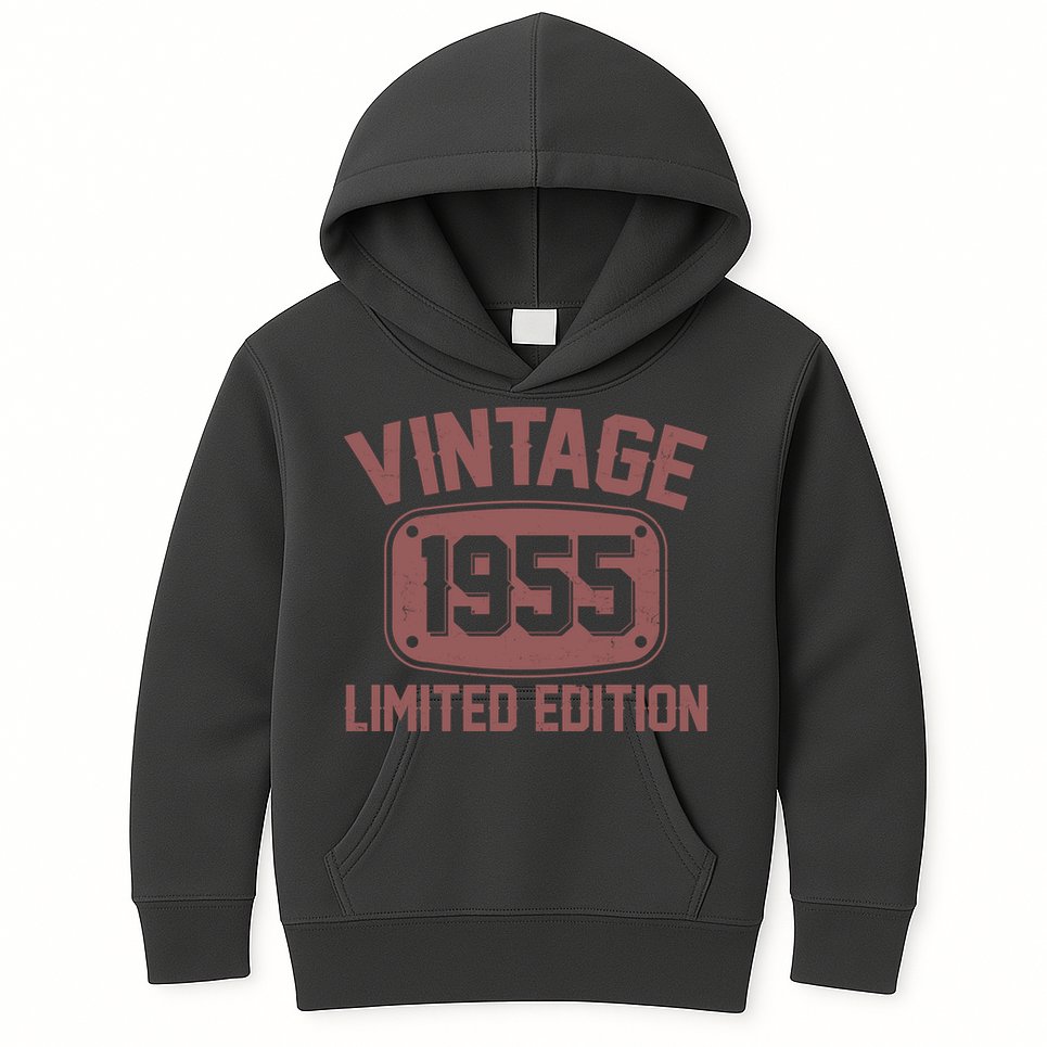 Vintage 1955 Limited Edition 70th Birthday Kids Hoodie