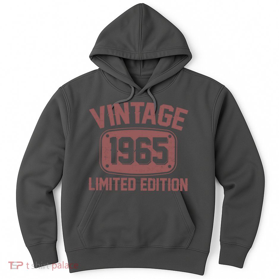 Vintage 1965 Limited Edition 60th Birthday Hoodie