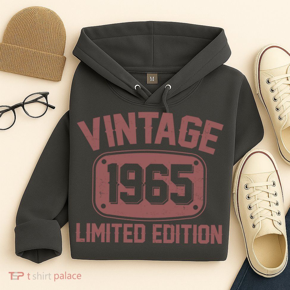 Vintage 1965 Limited Edition 60th Birthday Hoodie