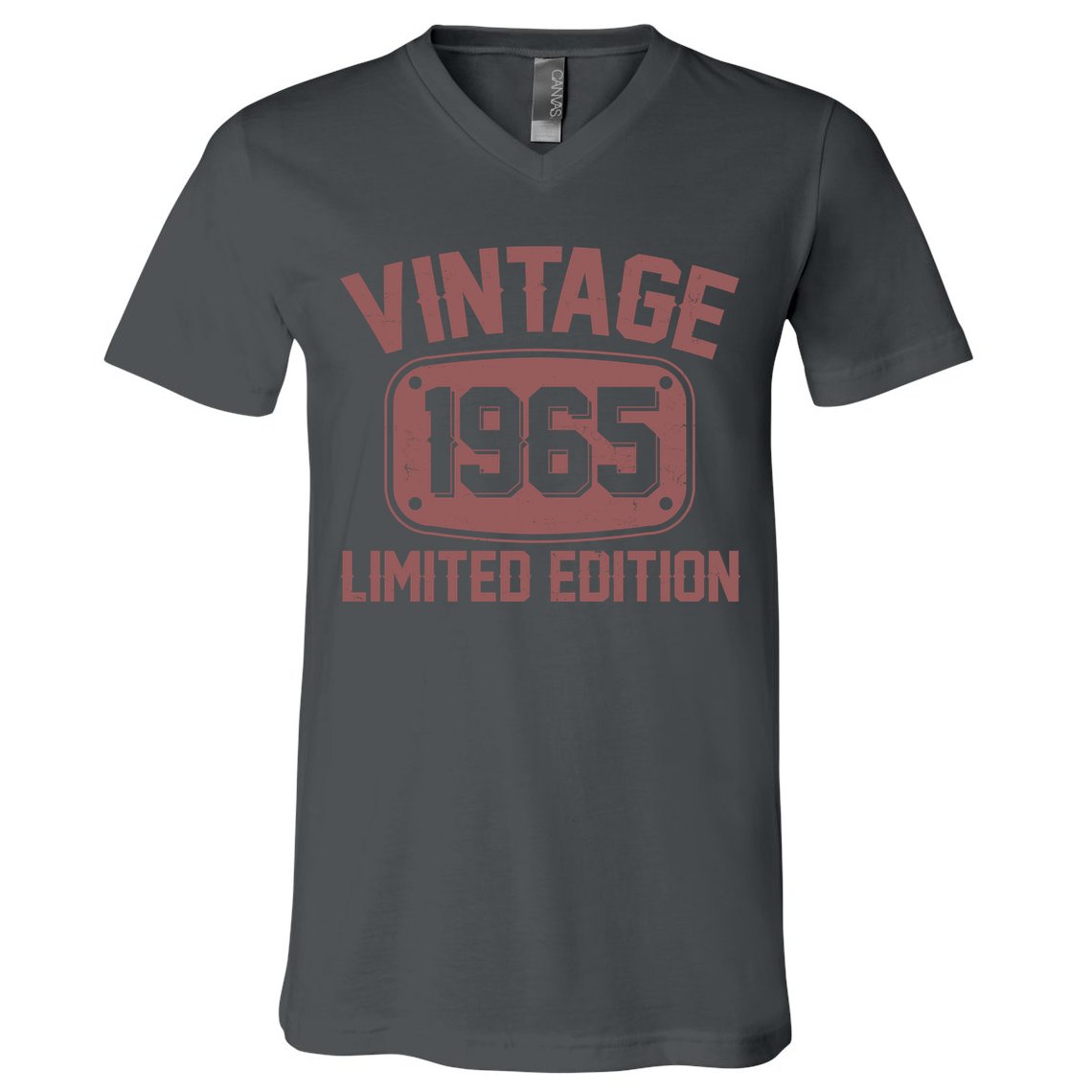 Vintage 1965 Limited Edition 60th Birthday V-Neck T-Shirt