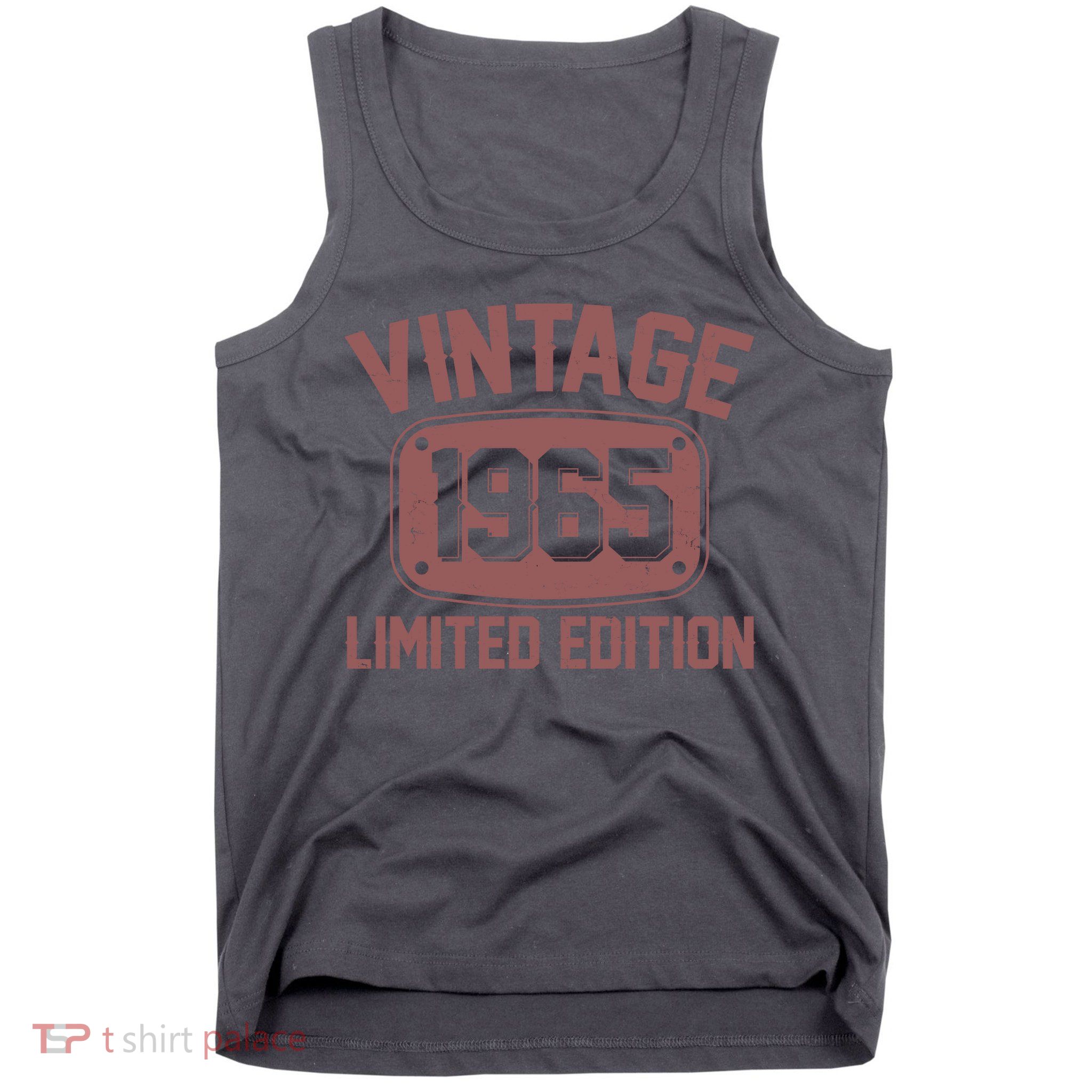 Vintage 1965 Limited Edition 60th Birthday Tank Top