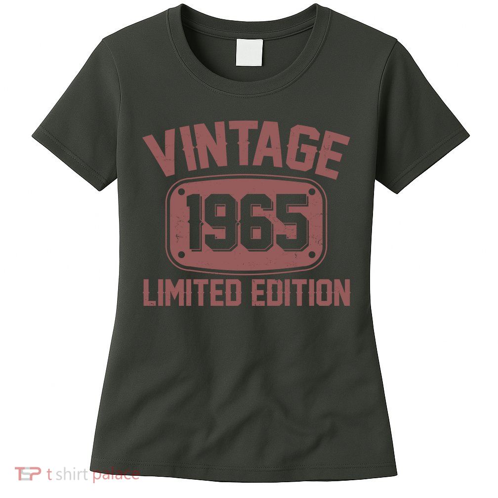 Vintage 1965 Limited Edition 60th Birthday Womens T-Shirt