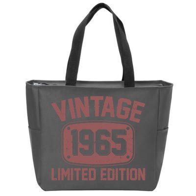 Vintage 1965 Limited Edition 60th Birthday Zip Tote Bag