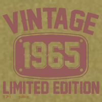 Vintage 1965 Limited Edition 60th Birthday Garment-Dyed Women's Muscle Tee