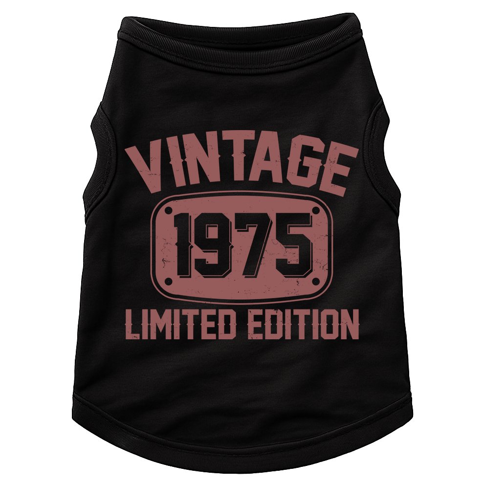 Vintage 1975 Limited Edition 50th Birthday Doggie Tank