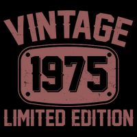 Vintage 1975 Limited Edition 50th Birthday Cooling Performance Crew T-Shirt