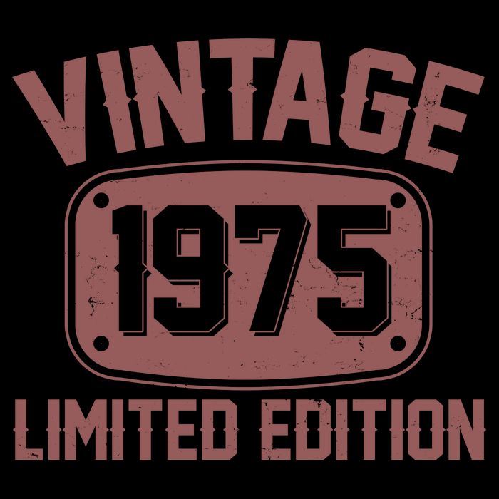 Vintage 1975 Limited Edition 50th Birthday Cooling Performance Crew T-Shirt