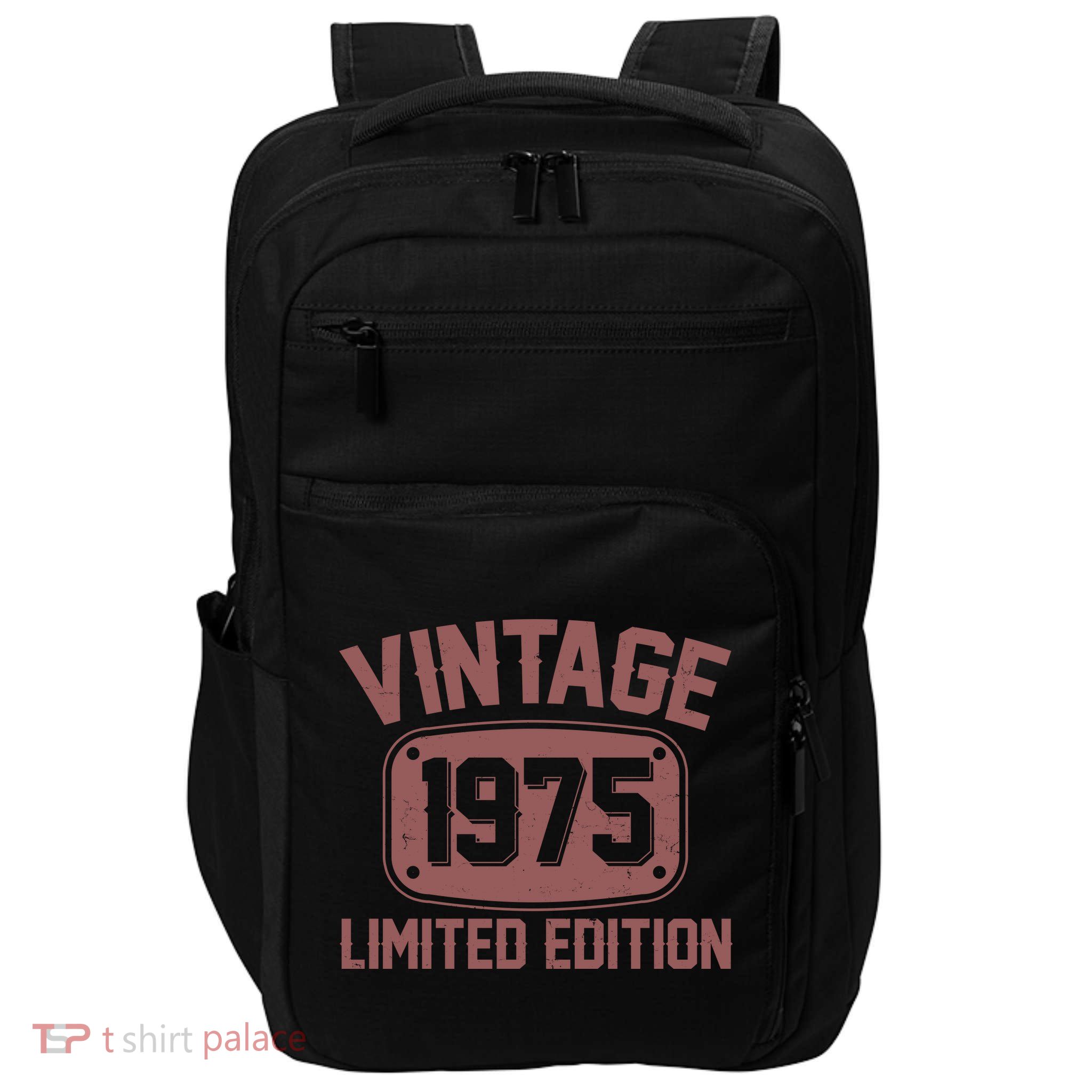 Vintage 1975 Limited Edition 50th Birthday Impact Tech Backpack
