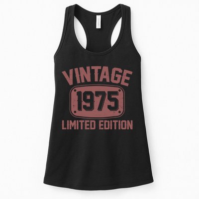 Vintage 1975 Limited Edition 50th Birthday Womens Tank Top