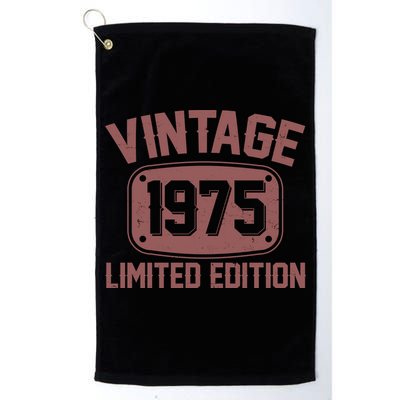 Vintage 1975 Limited Edition 50th Birthday Golf Towel