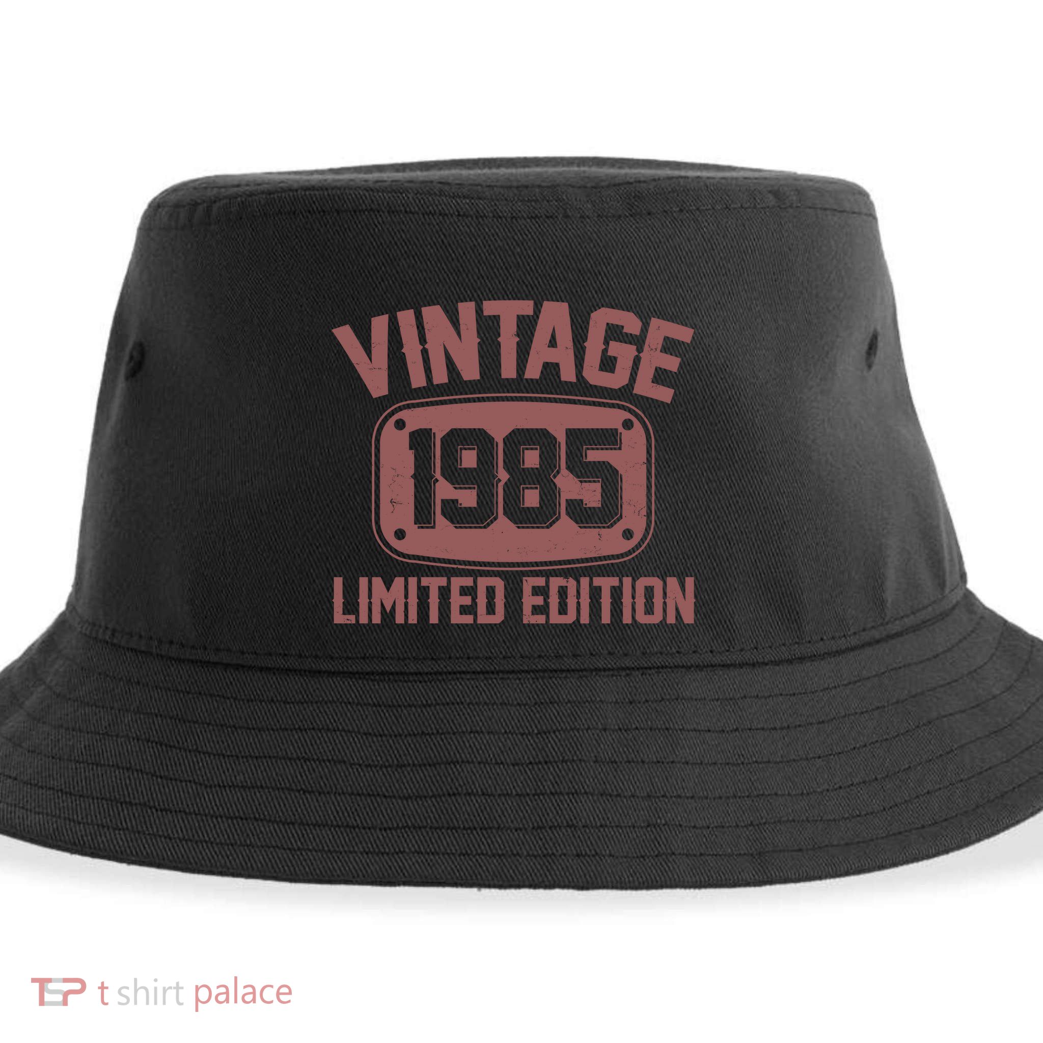 Vintage 1985 Limited Edition 40th Birthday Sustainable Bucket Hat