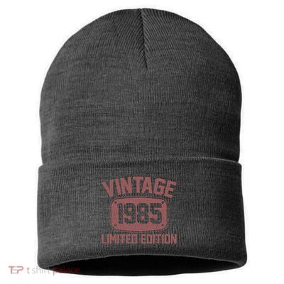 Vintage 1985 Limited Edition 40th Birthday Sustainable Knit Beanie