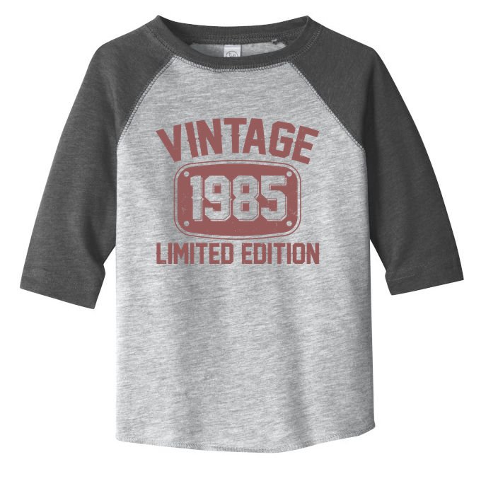 Vintage 1985 Limited Edition 40th Birthday Toddler Fine Jersey T-Shirt