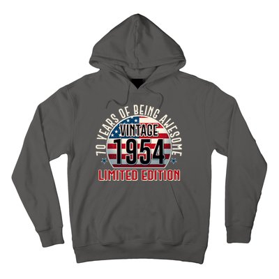 70th Birthday 1954 Limited Edition 70 Years Of Being Awesome Hoodie