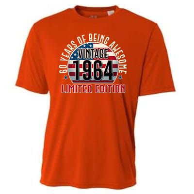 60th Birthday 1964 Limited Edition 60 Years Of Being Awesome Cooling Performance Crew T-Shirt