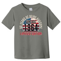 60th Birthday 1964 Limited Edition 60 Years Of Being Awesome Toddler T-Shirt