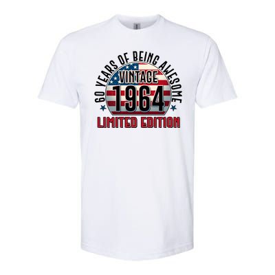 60th Birthday 1964 Limited Edition 60 Years Of Being Awesome Softstyle® CVC T-Shirt