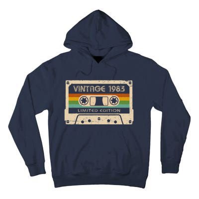 Vintage 1983 Limited Edition 40 Year Old Gifts 40th Birthday Tall Hoodie