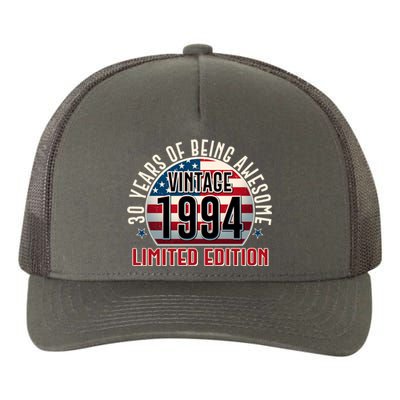 30th birthday Vintage 1994 Limited Edition 30 Years Of Being Awesome Yupoong Adult 5-Panel Trucker Hat