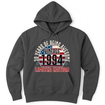 30th birthday Vintage 1994 Limited Edition 30 Years Of Being Awesome Hoodie