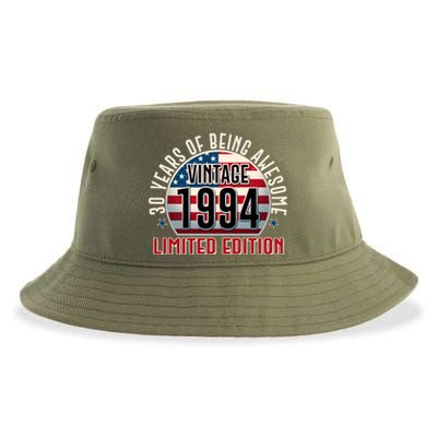 30th birthday Vintage 1994 Limited Edition 30 Years Of Being Awesome Sustainable Bucket Hat