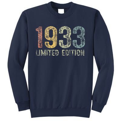 Vintage 1933 Limited Edition 90 Year Old 90th Birthday Gifts Sweatshirt