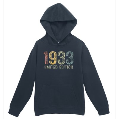 Vintage 1933 Limited Edition 90 Year Old 90th Birthday Gifts Urban Pullover Hoodie