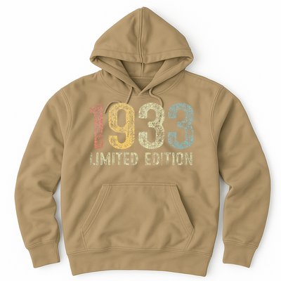 Vintage 1933 Limited Edition 90 Year Old 90th Birthday Gifts Hoodie