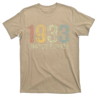 Vintage 1933 Limited Edition 90 Year Old 90th Birthday Gifts T-Shirt