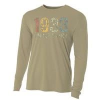 Vintage 1933 Limited Edition 90 Year Old 90th Birthday Gifts Cooling Performance Long Sleeve Crew