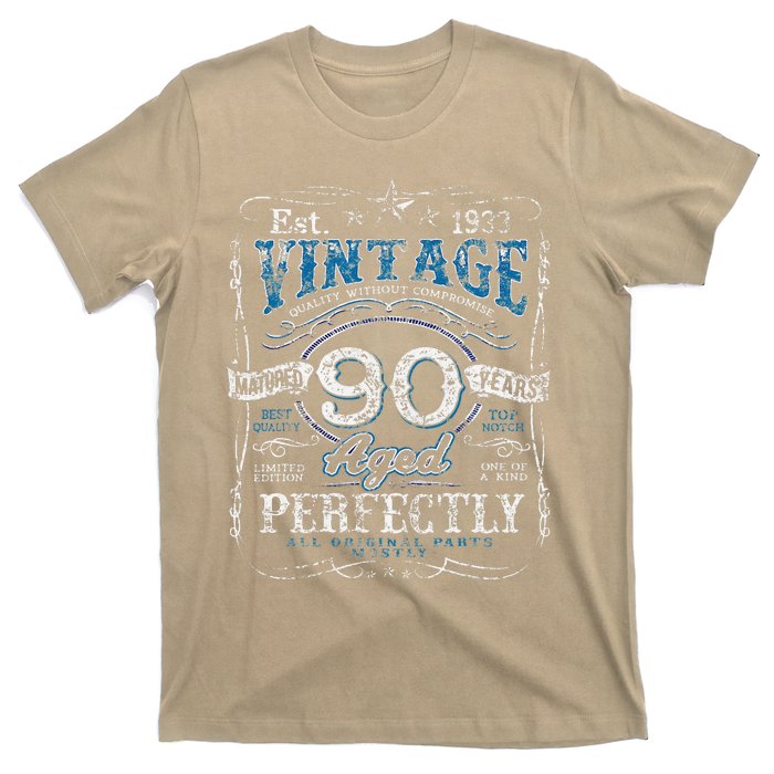 Vintage 1933 Limited Edition 90 Year Old 90th Birthdays T-Shirt