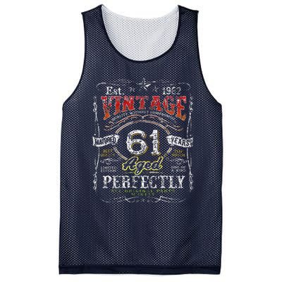 Vintage 1962 Limited Edition 61 Year Old 61st Birthdays Mesh Reversible Basketball Jersey Tank