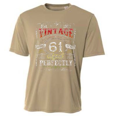 Vintage 1962 Limited Edition 61 Year Old 61st Birthdays Cooling Performance Crew T-Shirt