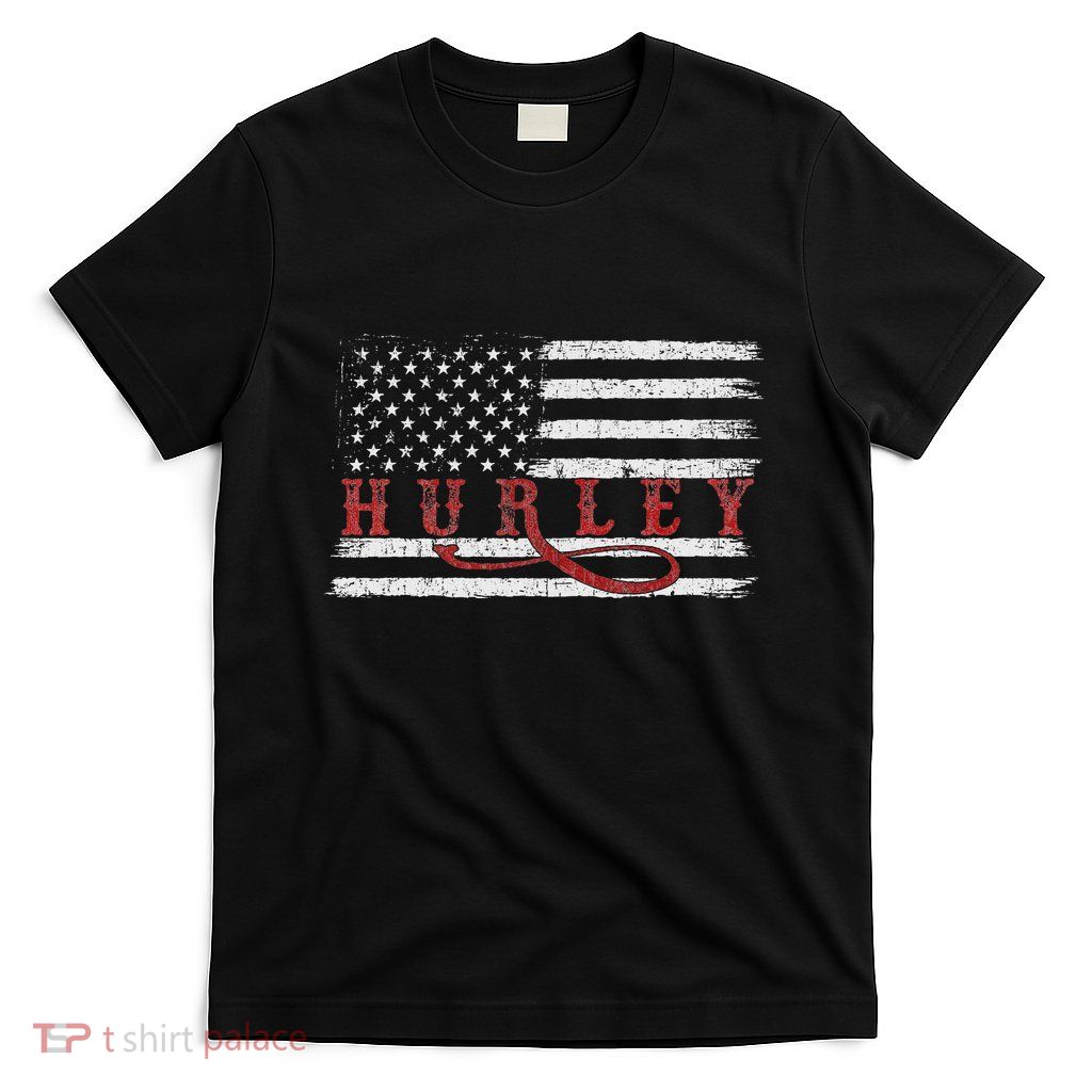 Vintage 1980s Mississippi American Flag Hurley Usa Patriotic T-Shirt