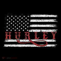 Vintage 1980s Mississippi American Flag Hurley Usa Patriotic Tall T-Shirt