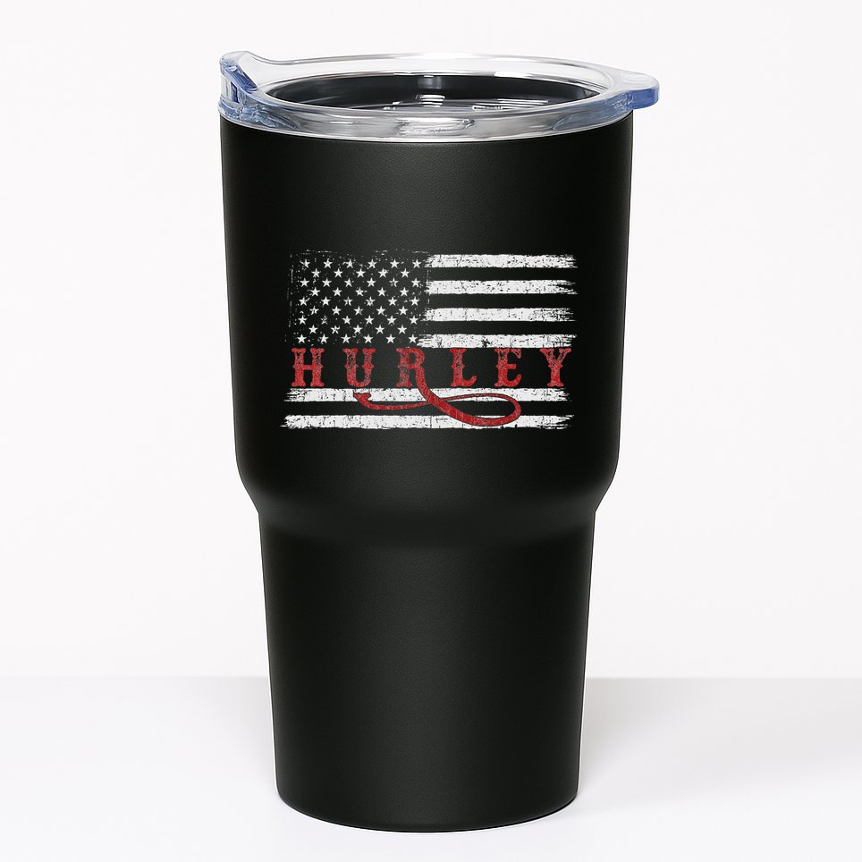 Vintage 1980s Mississippi American Flag Hurley Usa Patriotic Tumbler