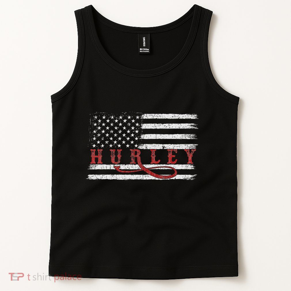 Vintage 1980s Mississippi American Flag Hurley Usa Patriotic Tank Top