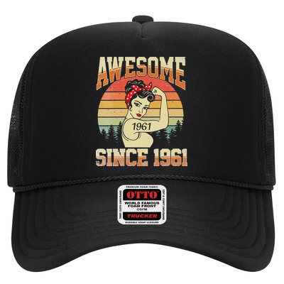 Vintage 1961 Made in 1961 62nd Birthday 62 Years Old Gift Trucker Hat